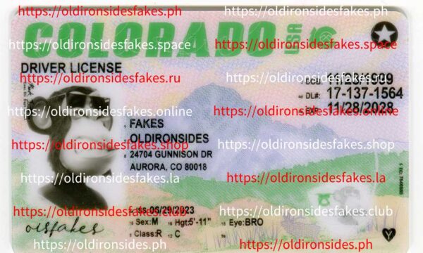 Colorado Driver License(New CO 2022 PolyCard)