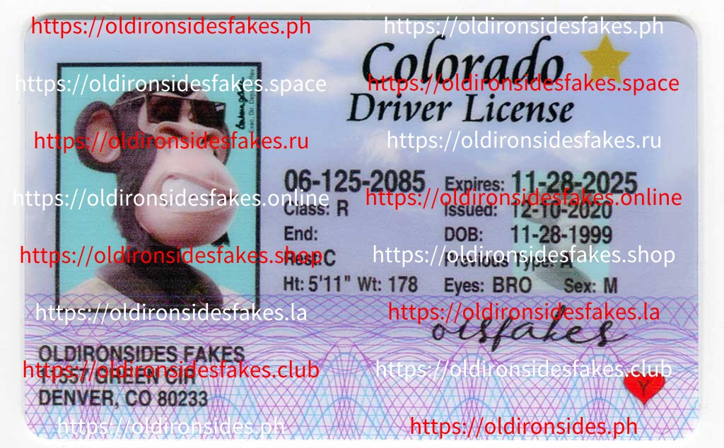 Colorado Driver License(Old CO)