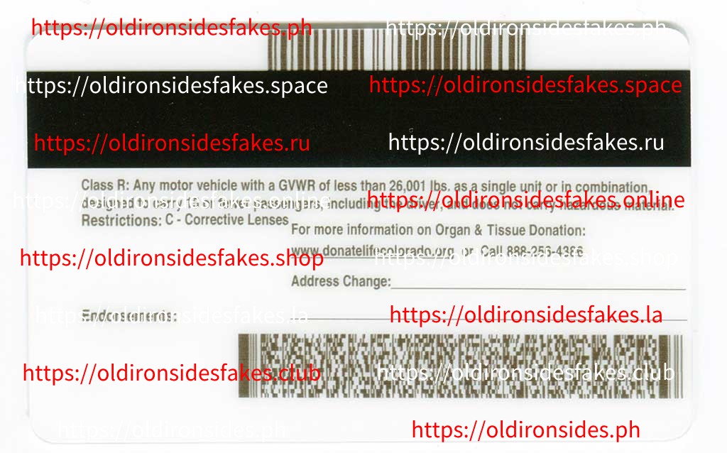 Colorado Driver License(Old CO) - Image 2