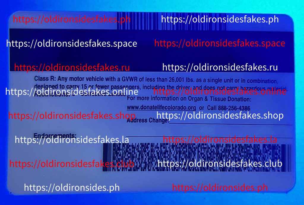 Colorado Driver License(Old CO) - Image 4