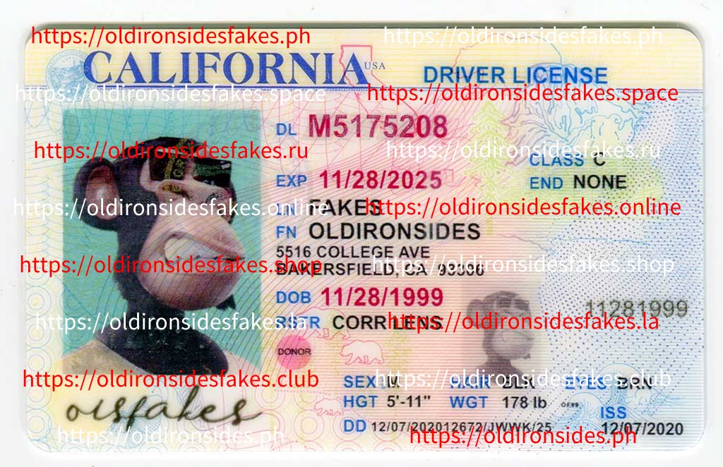 California Driver License(Old CA O21)