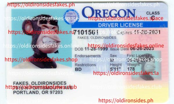 Oregon Driver License(Old OR)