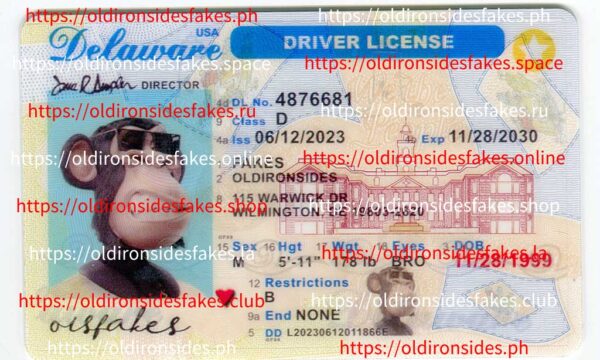 Delaware Driver License(New DE O21)