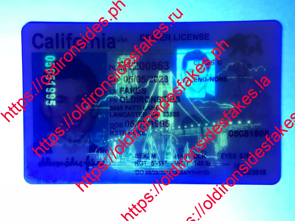 California Driver License(New CA O21) - Image 6